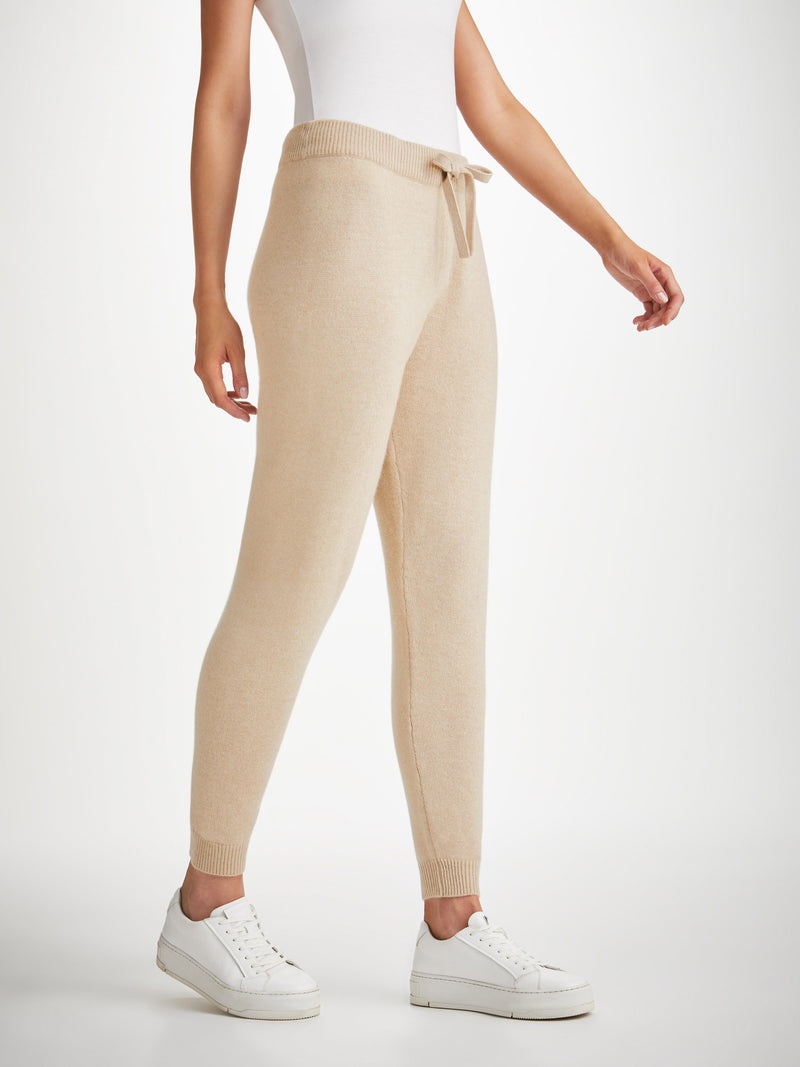 Women's Track Pants Daphne Cashmere Fawn - 3