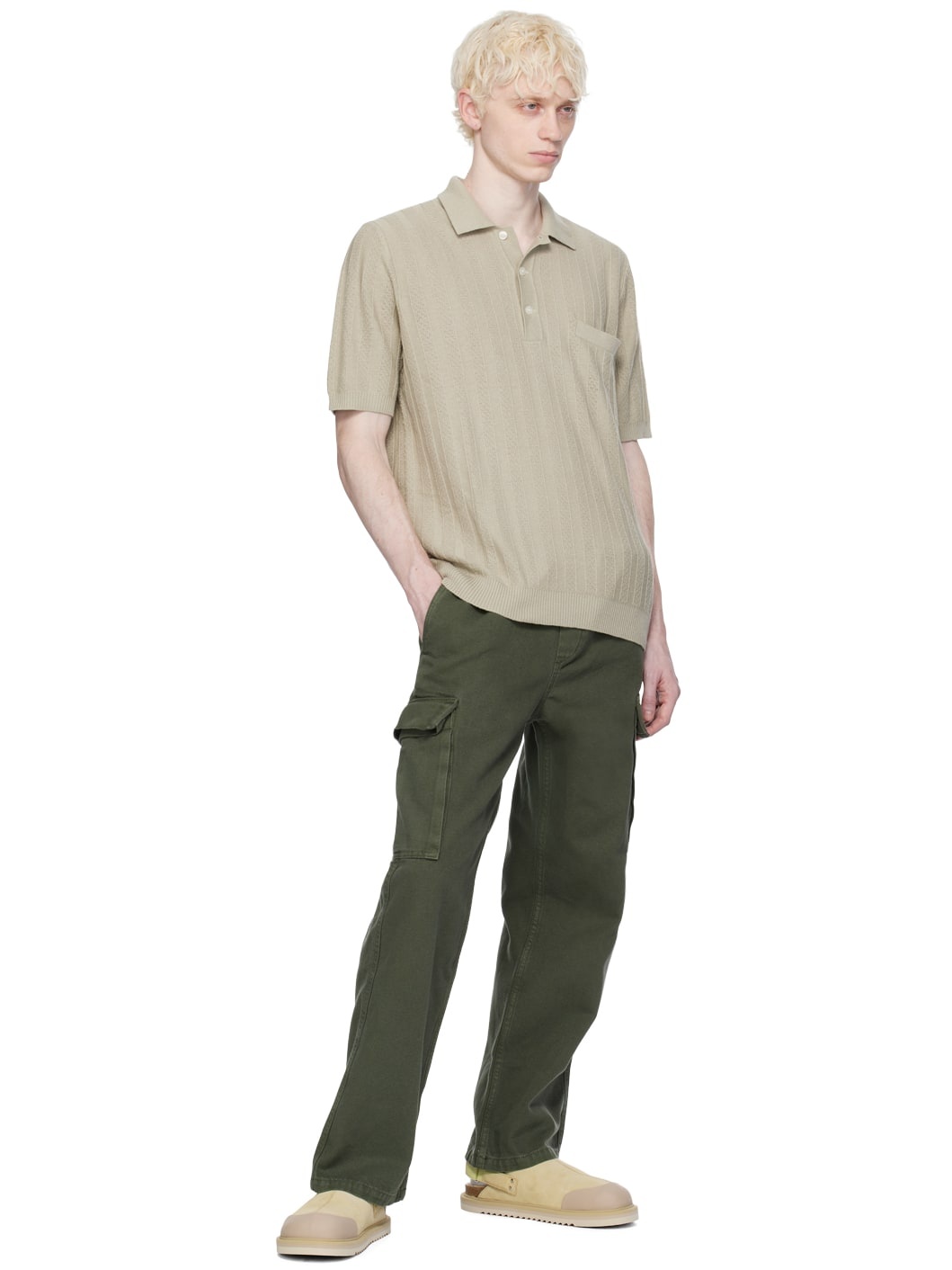 Green Samagnus Cargo Pants - 4