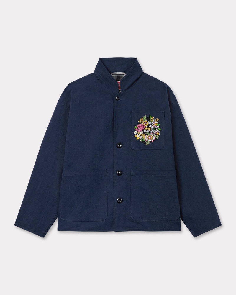 'KENZO by Verdy' embroidered workwear jacket - 1