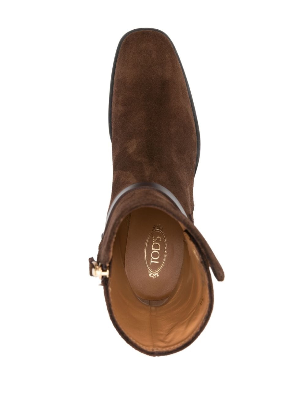 70mm suede ankle boots - 4