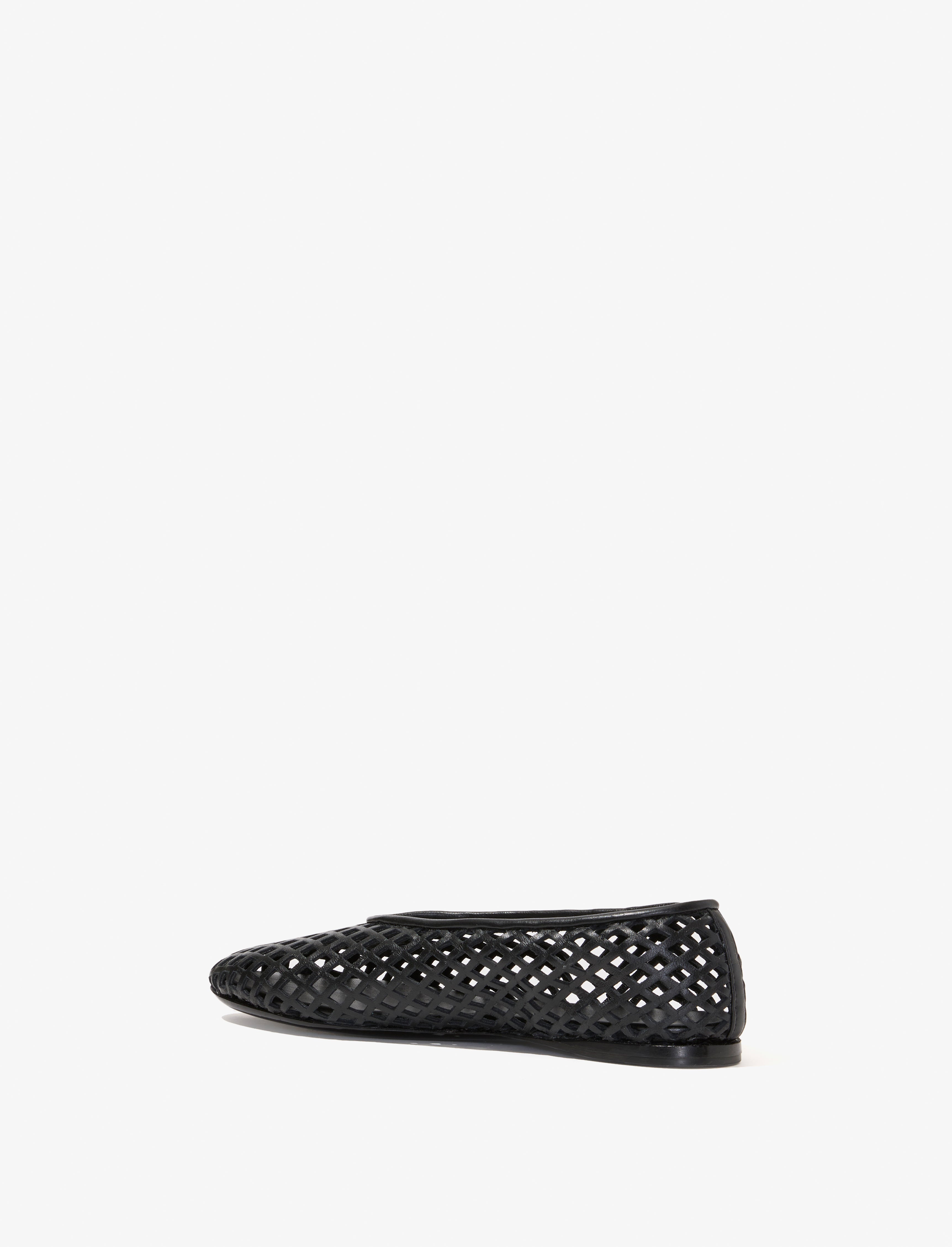 Tee Perforated Ballerina Flats - 3