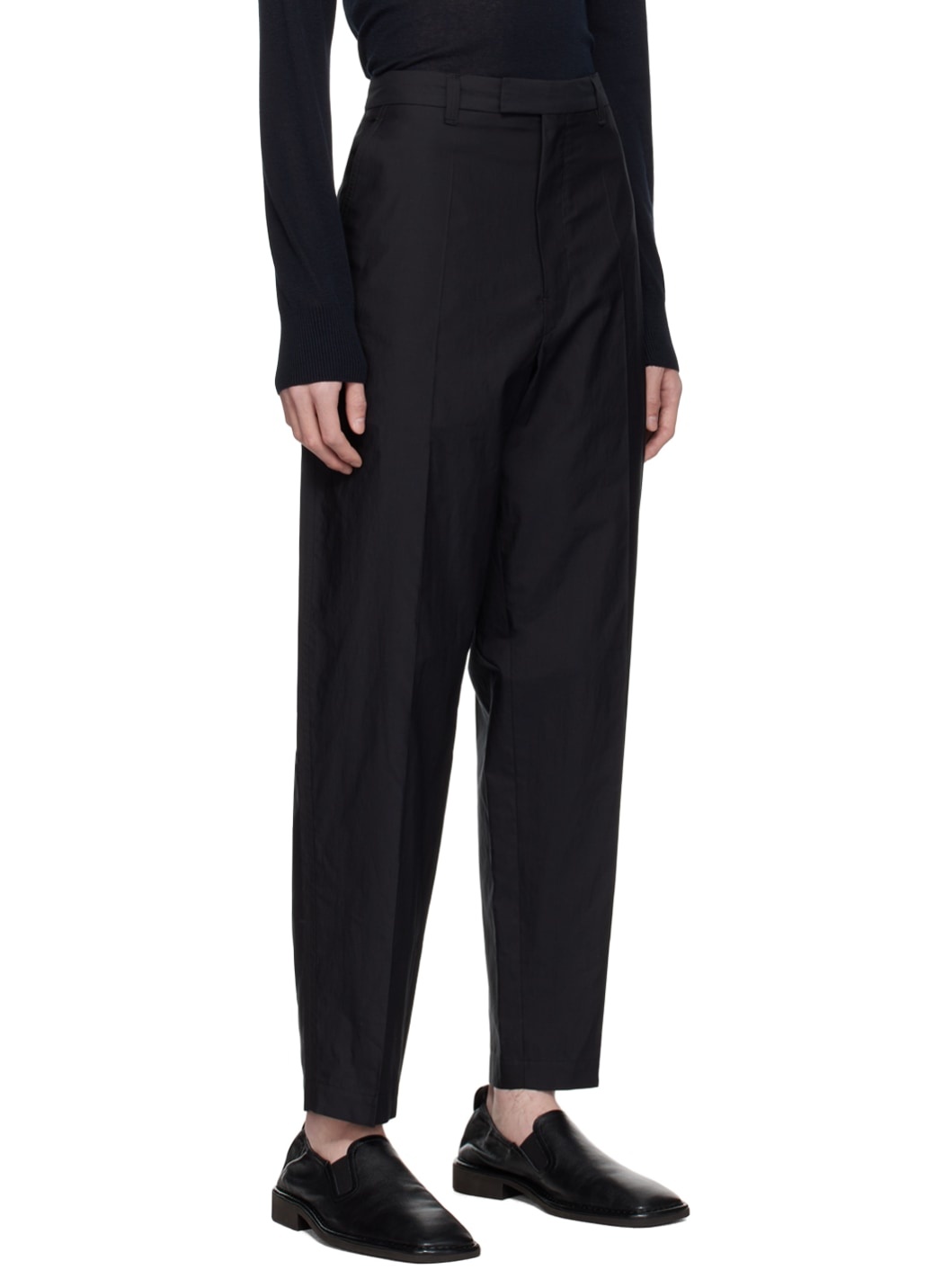 Black Washed Trousers - 2