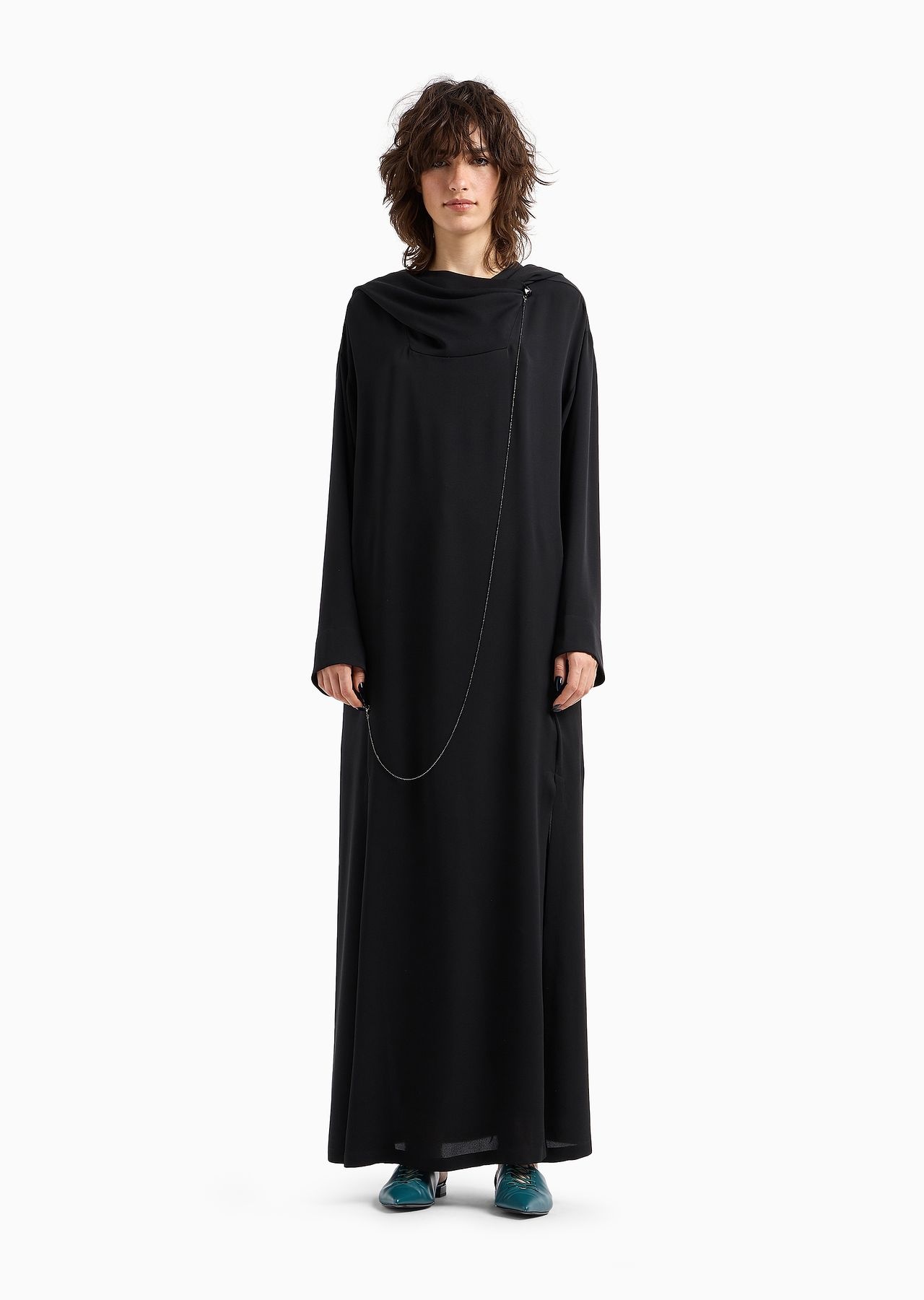 ASV triple silk georgette long dress - 2