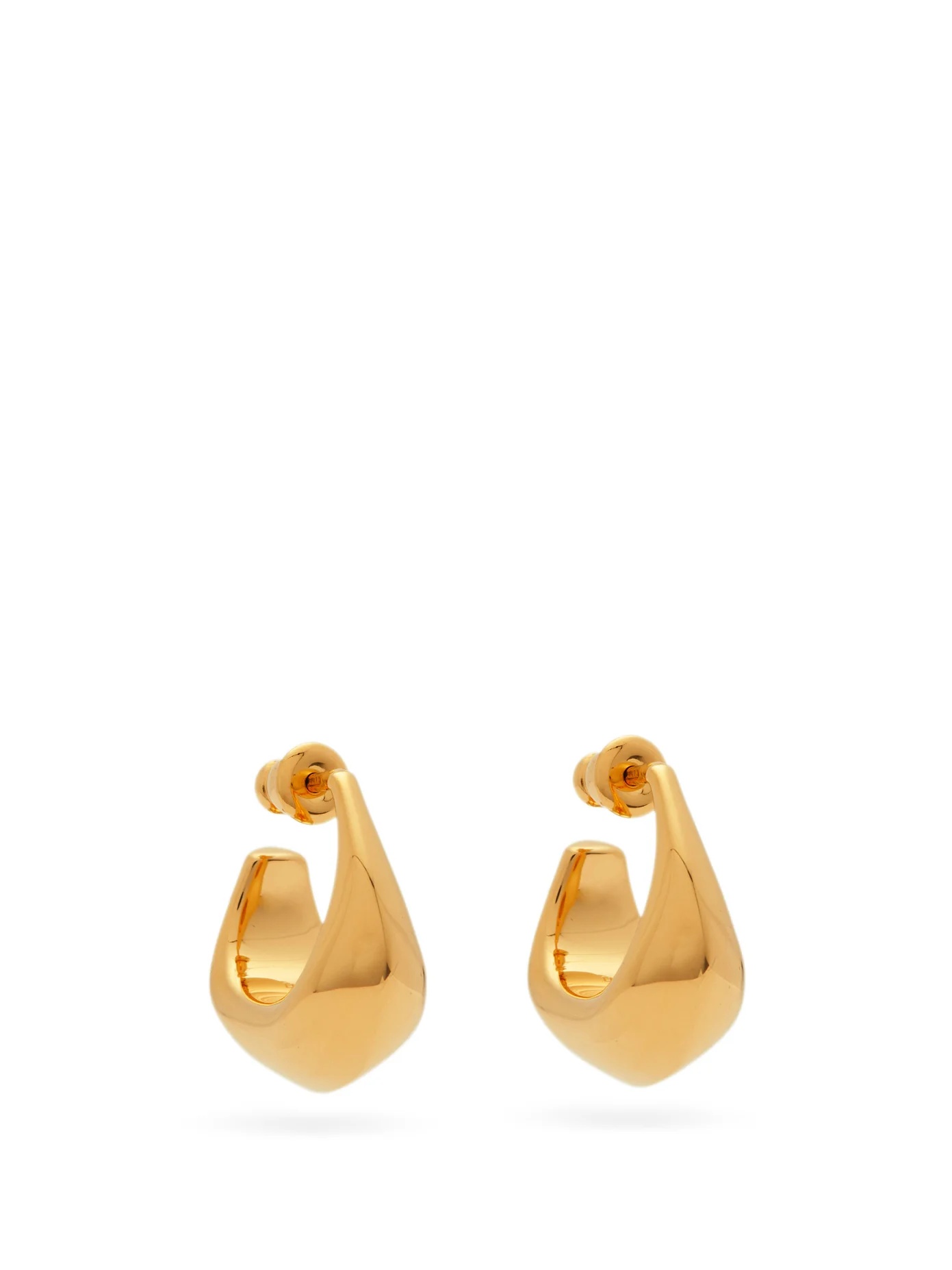 Hoop short-drop earrings - 1