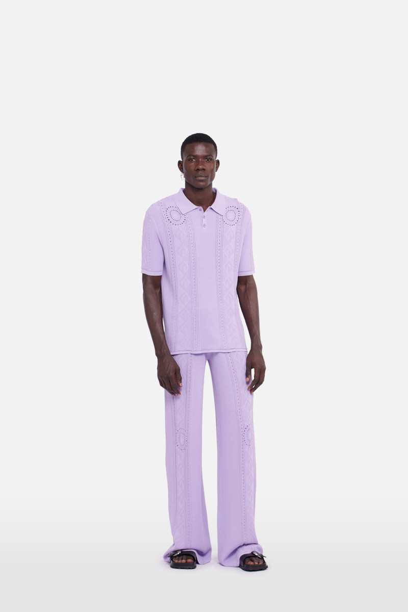 Marine Serre Pointelle Knitted Distressed Pants outlook