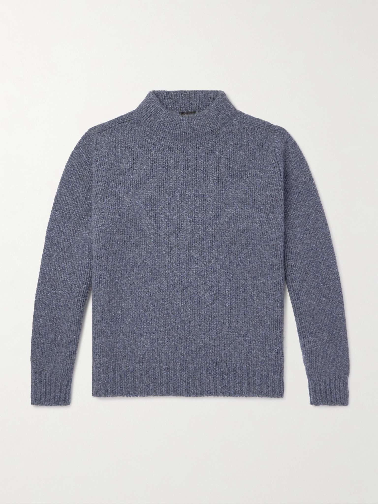 Cashmere Mock-Neck Sweater - 1