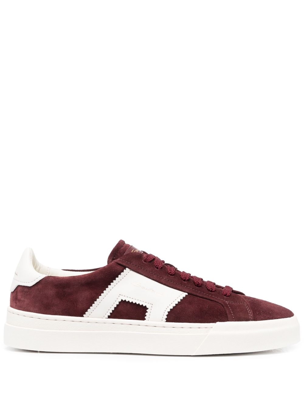 Double Buckle suede sneakers - 1