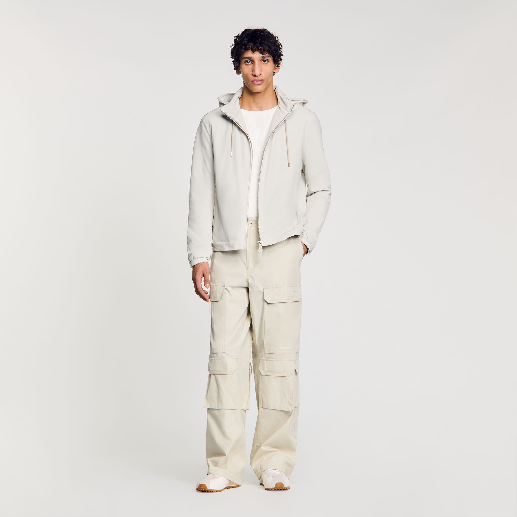 ZIP-UP HOODED JACKET - 1