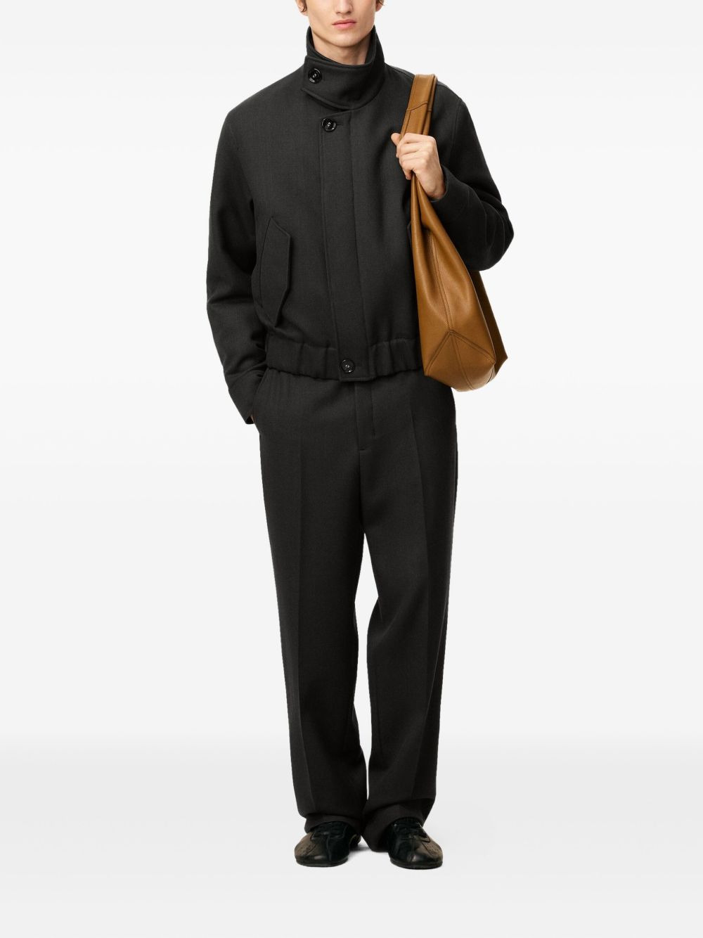 harrington wool jacket - 2