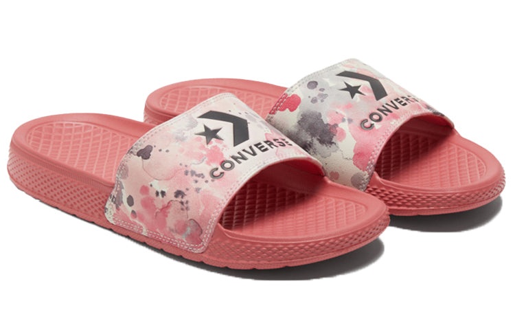 (WMNS) Converse Chuck Taylor All Star Slide Slippers Pink/White 570803C - 3