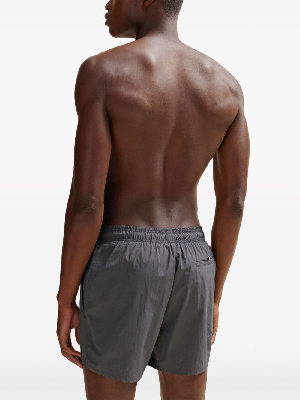 logo-print swim shorts - 3