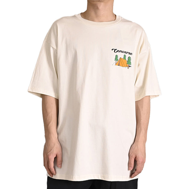 Converse Outdoor Graphic Tee 'Beige' 10025882-A01 - 3