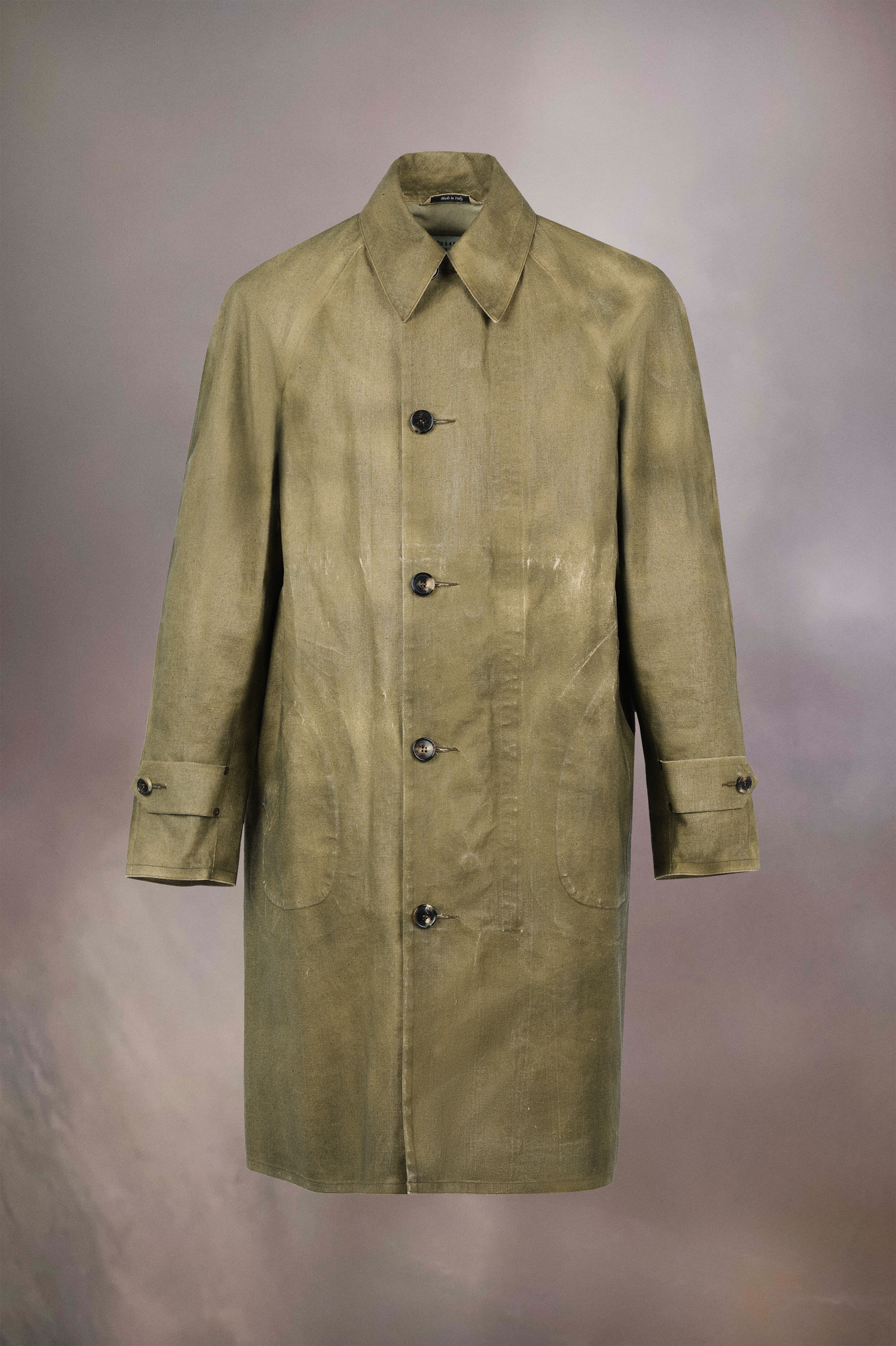 Waxed cotton coat - 1