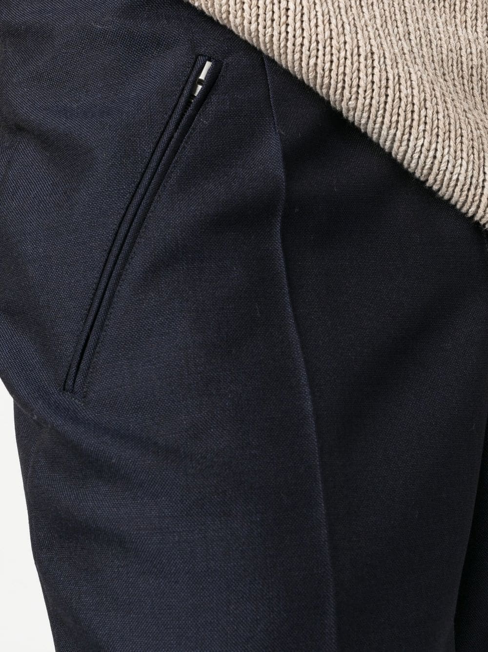straight-leg tailored trousers - 5