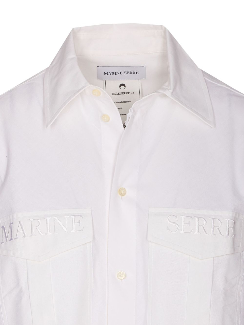 embroidered-logo shirt - 4