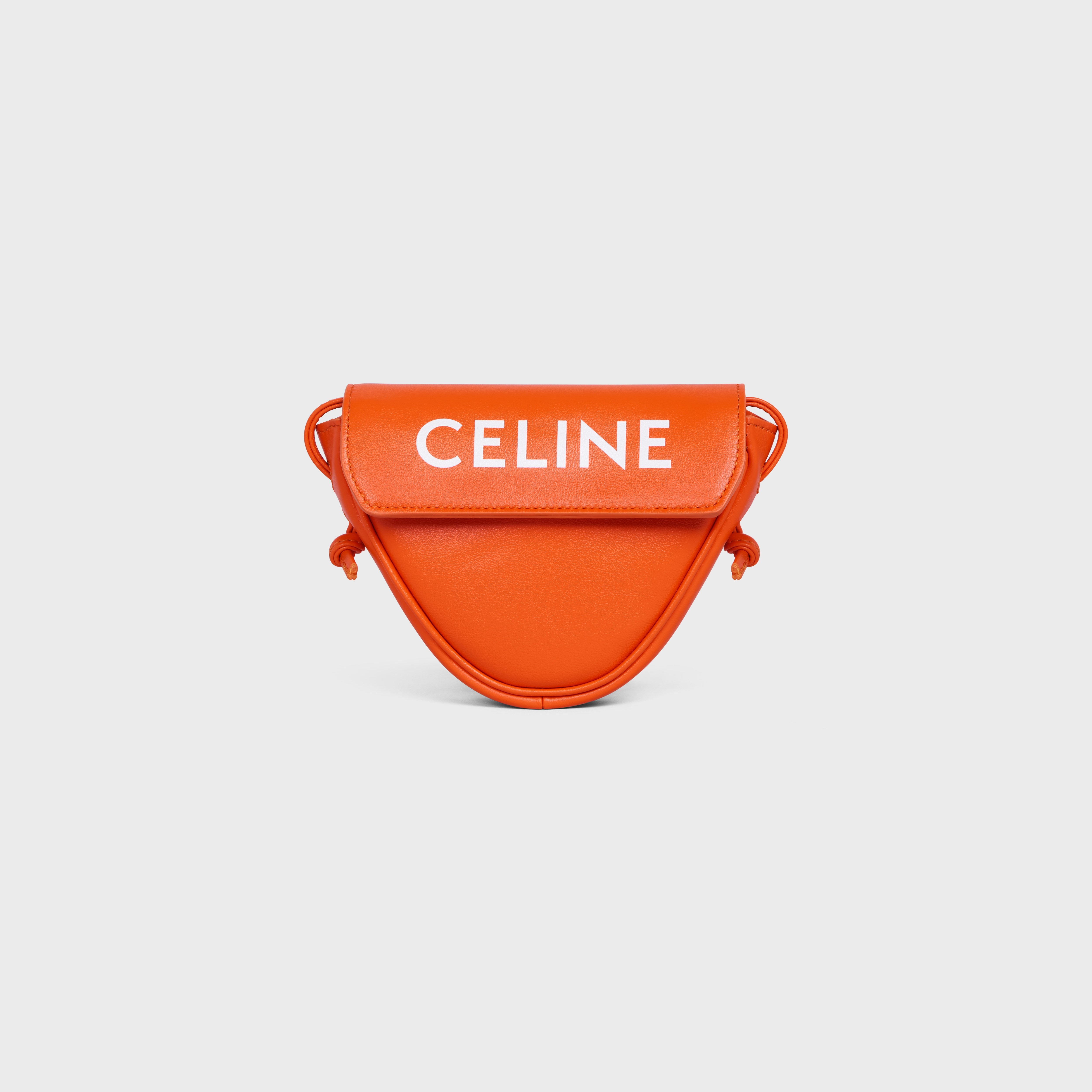 MINI TRIANGLE in smooth calfskin with celine print - 1