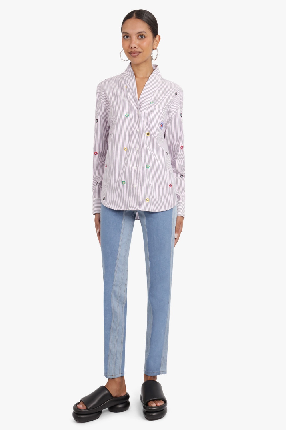 'KENZO TARGET' STRIPED SHIRT | WISTERIA - 2