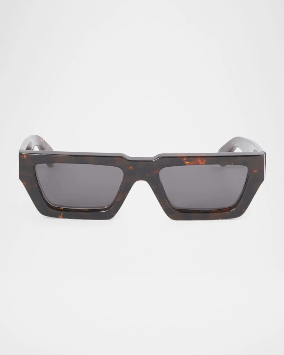 Manchester Logo-Print Rectangle Sunglasses - 1