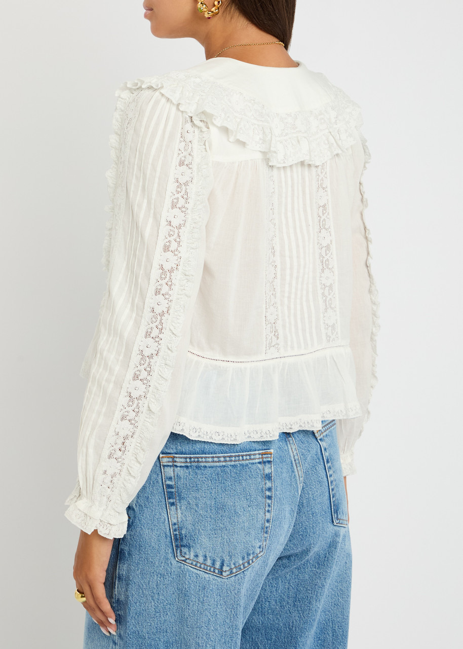 Rixo Maribelle Cotton top - 3