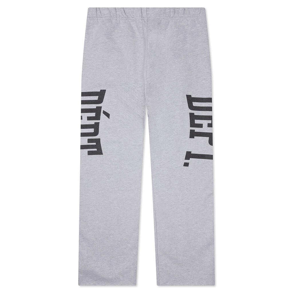 DEPT POST WORKOUT SWEATPANT - HEATHER GREY - 2