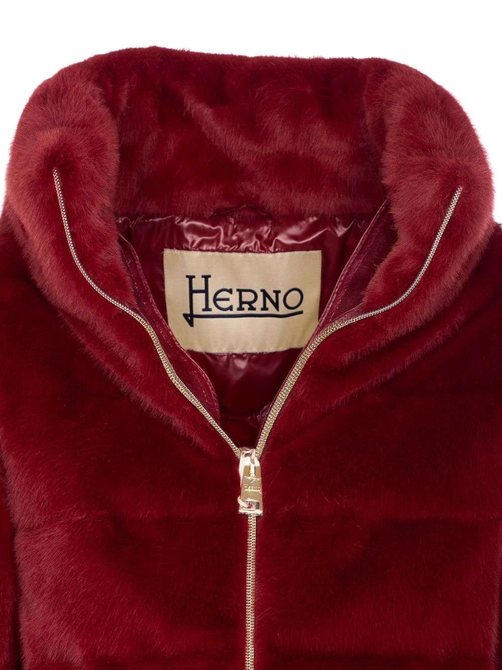 high-neck padded jacket - 4
