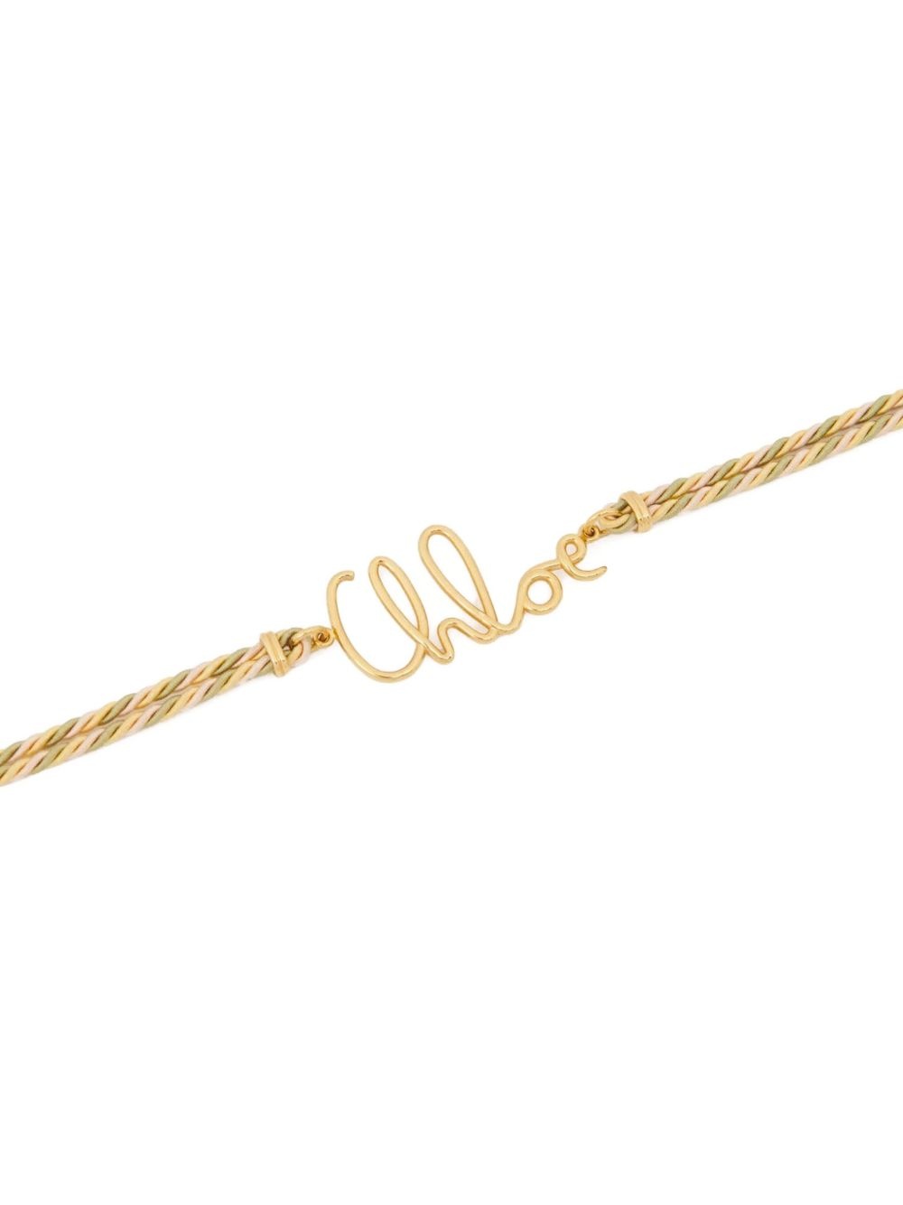 Plage braided-cord logo necklace - 3