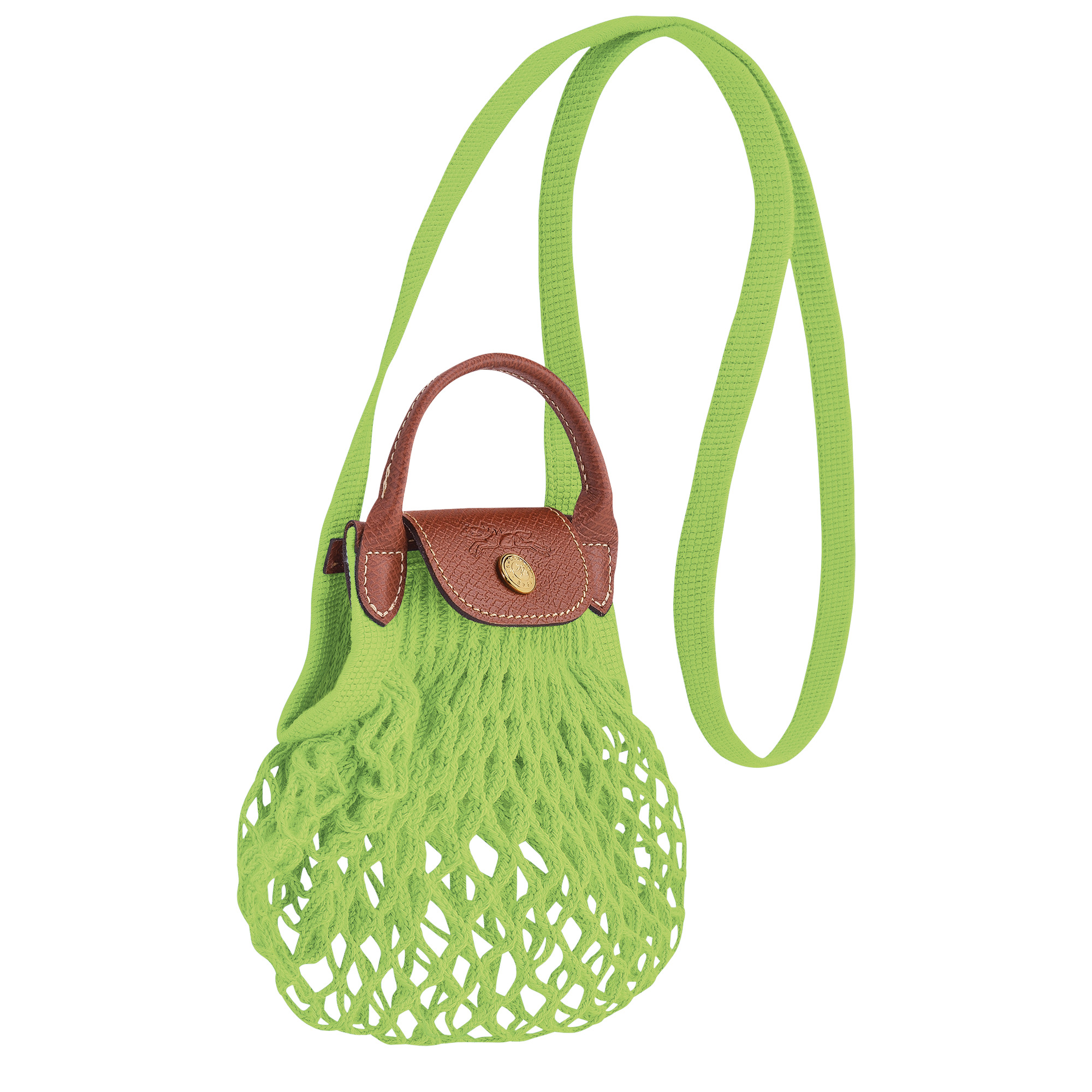 【LONGCHAMP】LE PLIAGE FILET XS MESH BAG メッシュバッグ Le Pliage Filet XS Mesh bag Black - Canvas | Longchamp US
