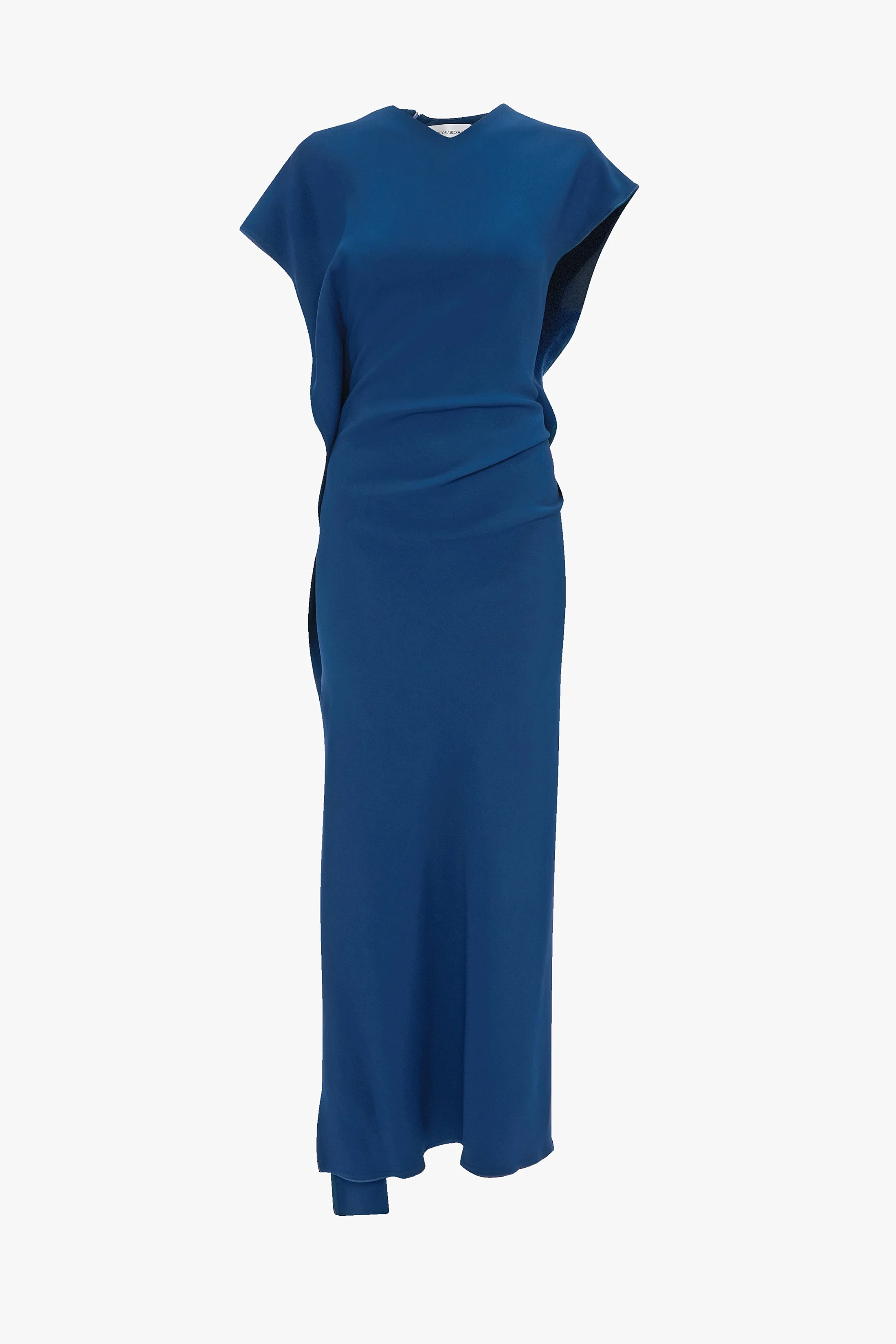 Victoria Midi Dress In Dark Ocean - 1