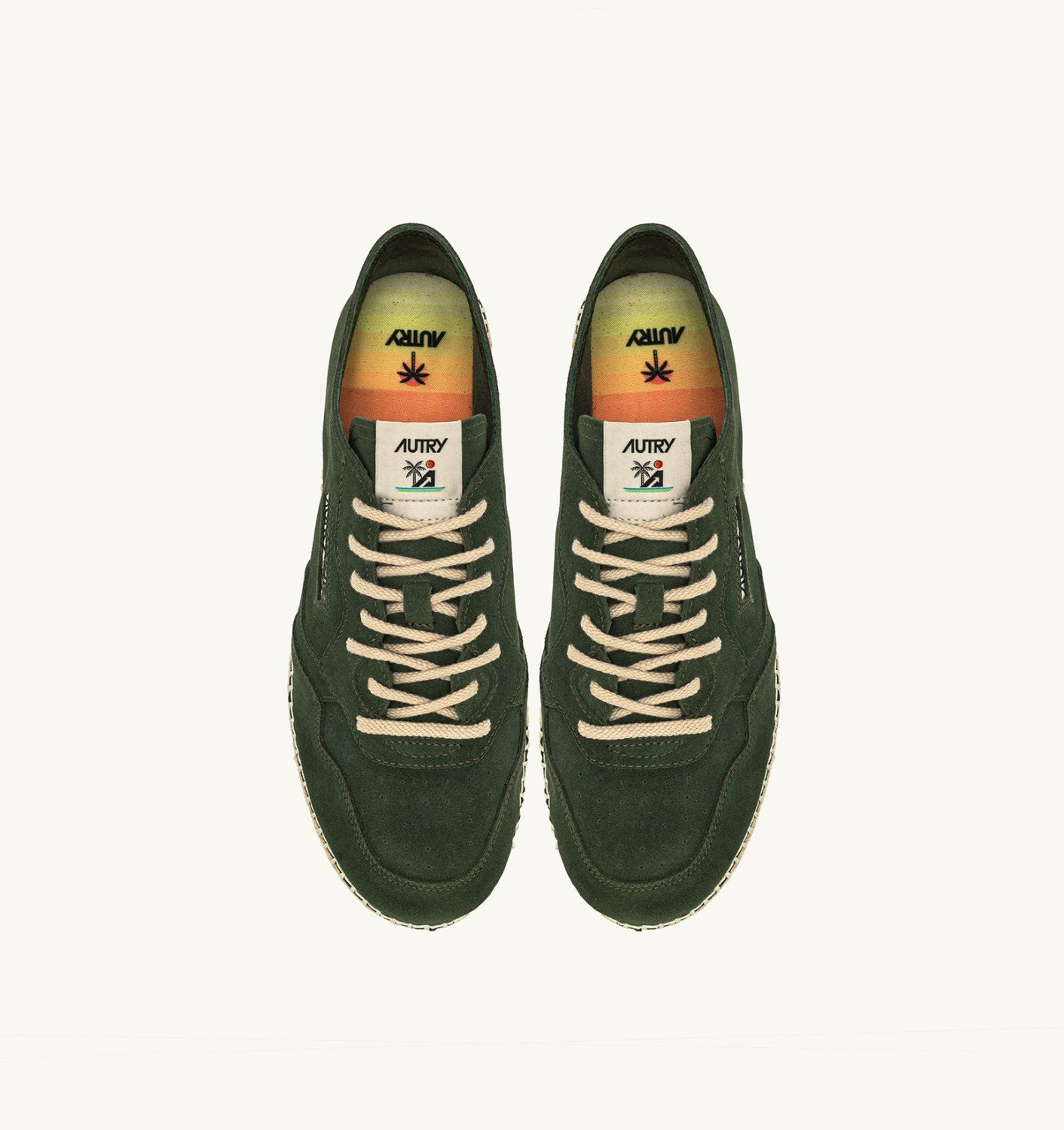 SANDY ESPADRILLES IN MOSS SUEDE - 5