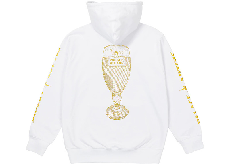 PALACE Palace x Stella Artois Chalice Hood White outlook