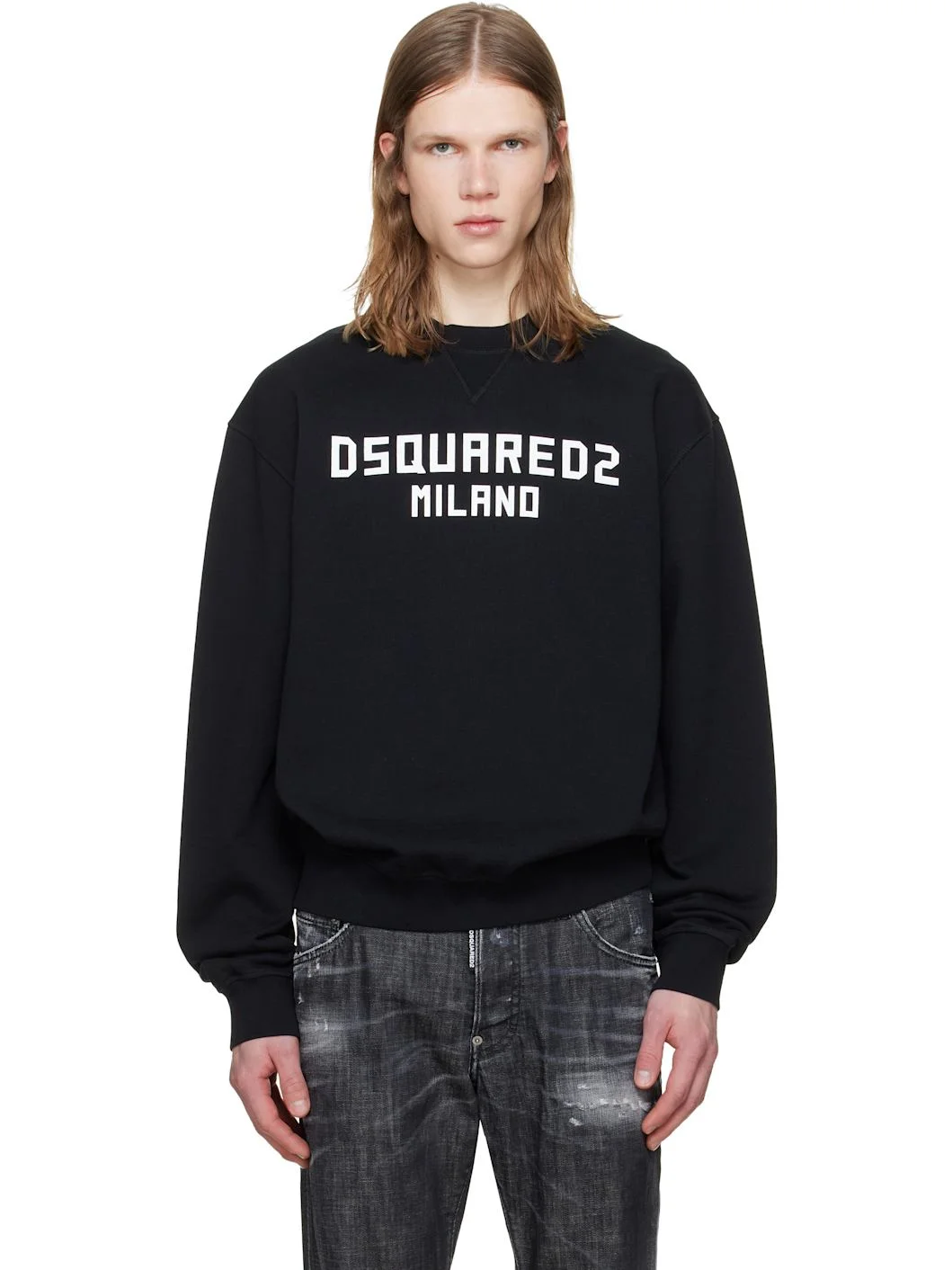 Black 'Dsquared2 Milano' Cool Fit Sweatshirt - 1