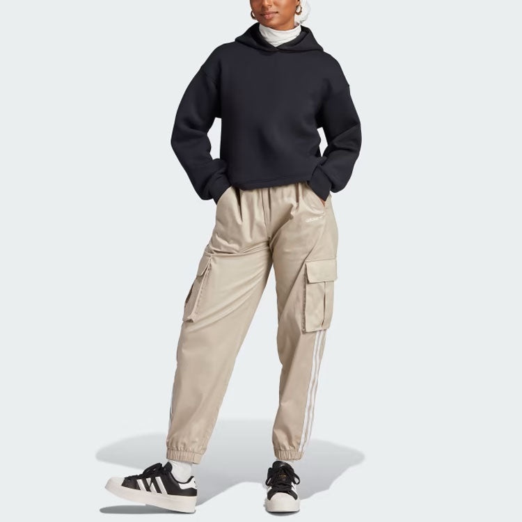 ★adidas★ cargo pants beige IR9797 adidas (WMNS) adidas Cargo Pants 'Beige' IR9797 | REVERSIBLE