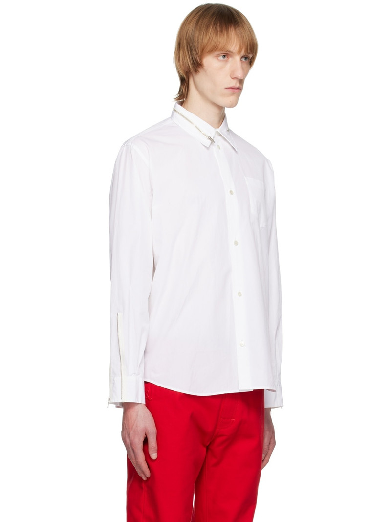 White Zip Shirt 2