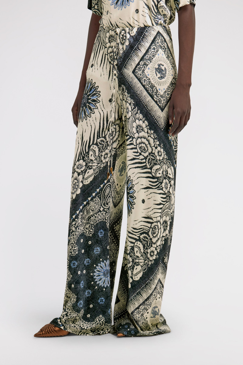 Bandana Print Palazzo Pants 5