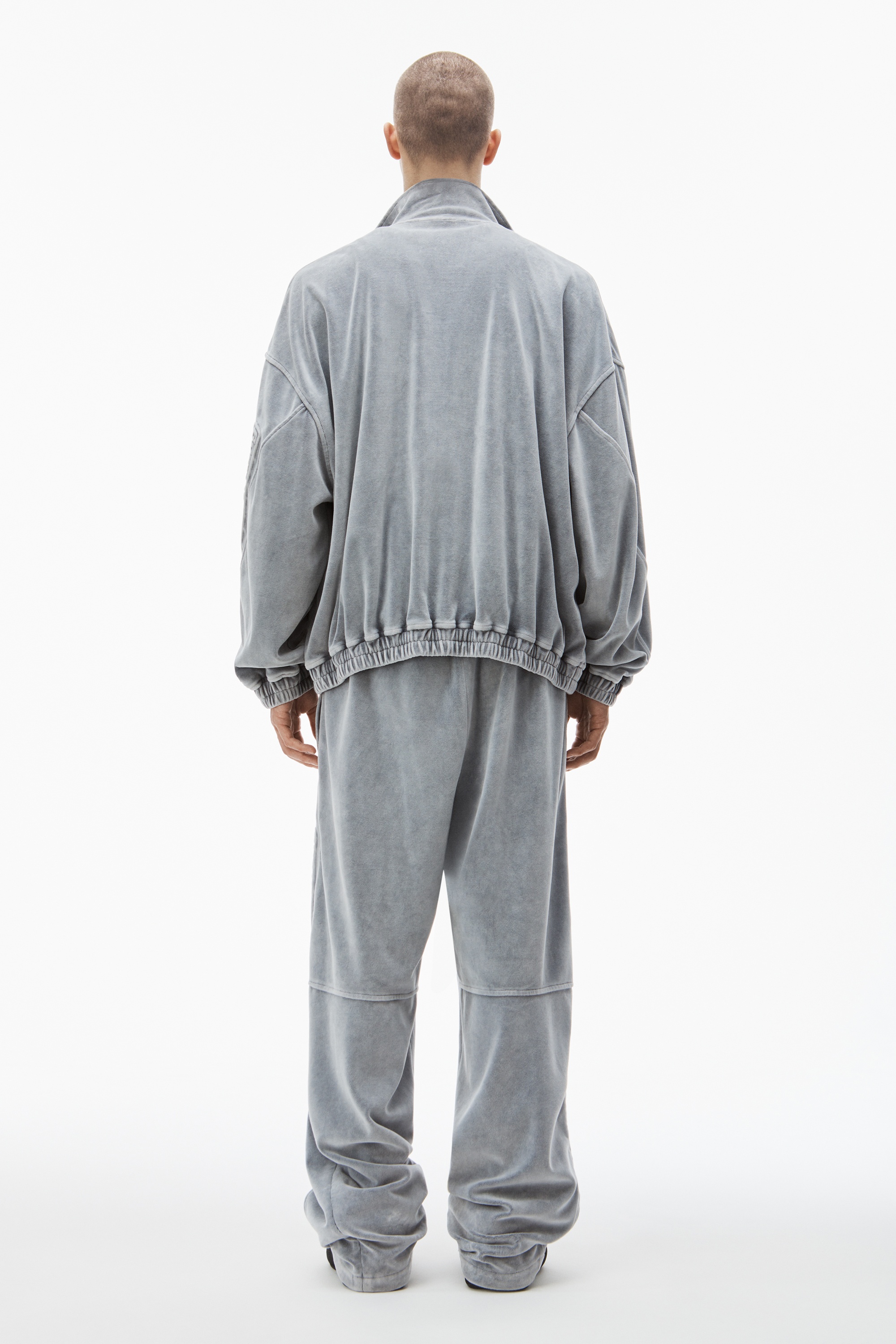 logo-embossed track jacket - 4