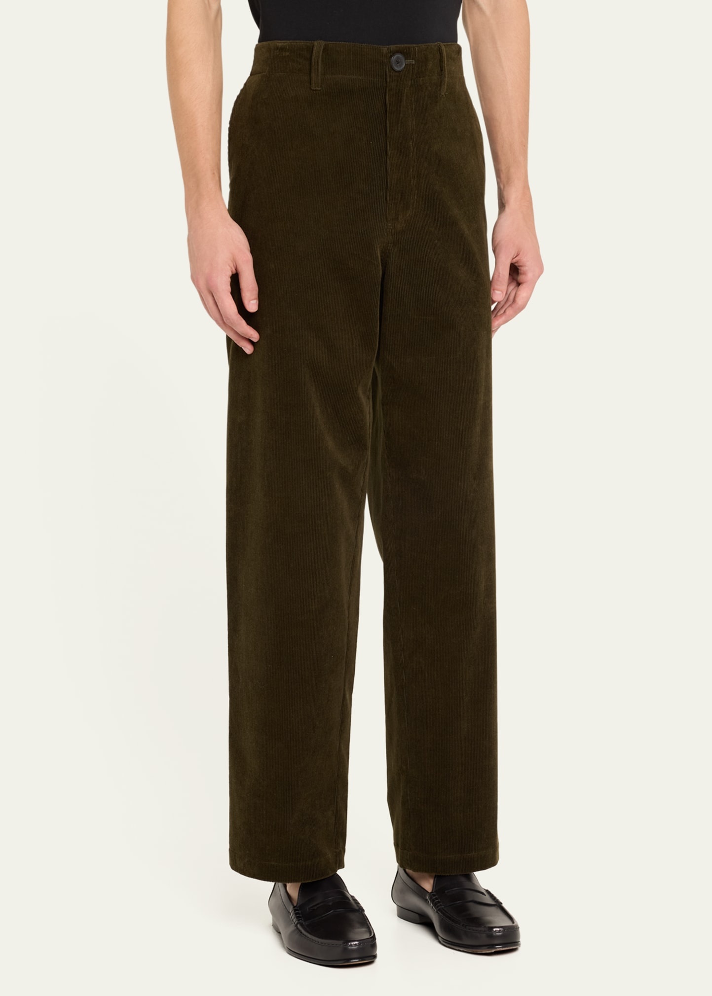 Men's Corduroy Wide-Leg Pants - 4