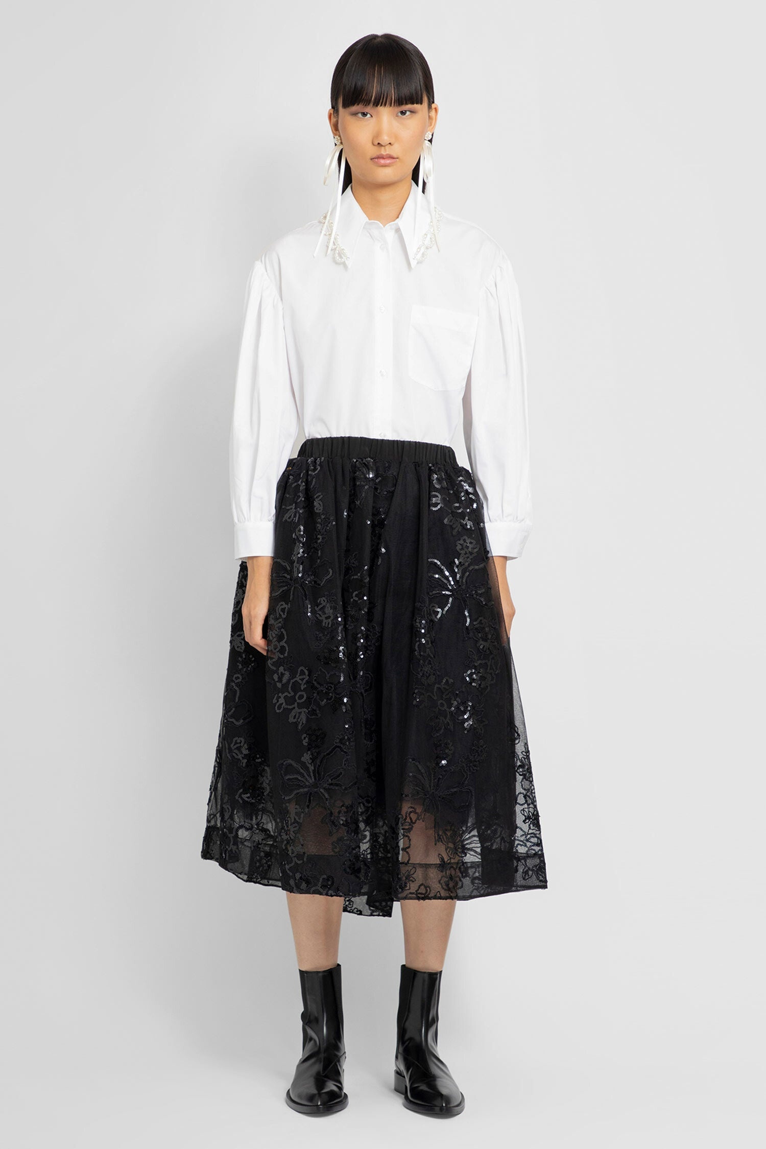 SIMONE ROCHA WOMAN BLACK SKIRTS - 5