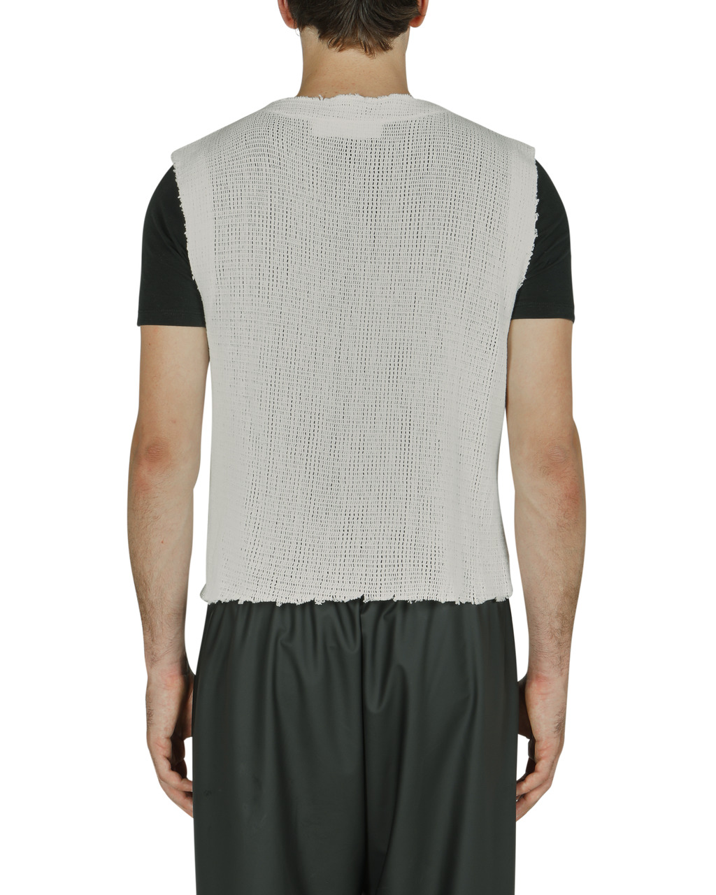 ZIP-UP LOGO MESH VEST - 5
