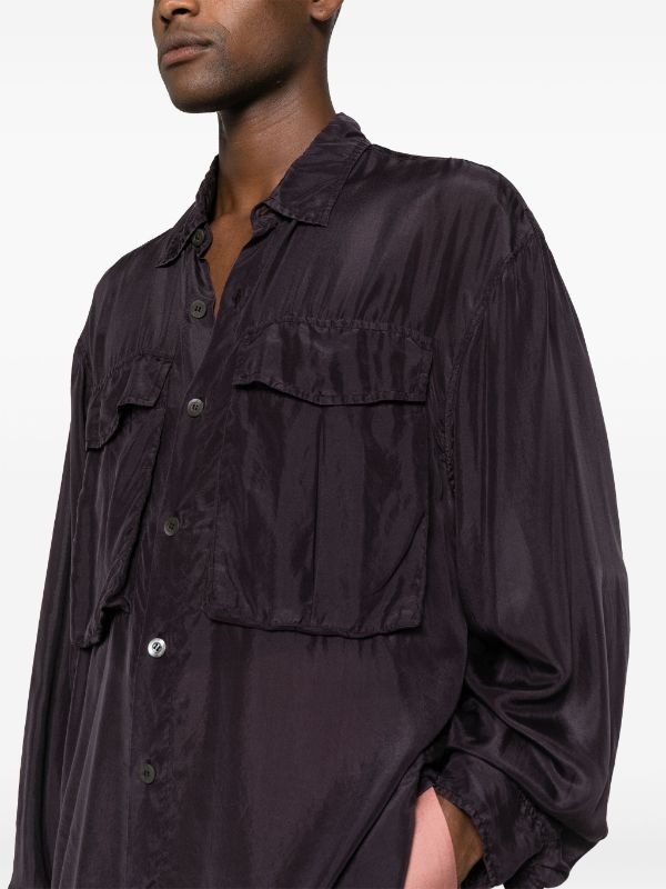 DRIES VAN NOTEN Men Large Pocket Shirt - 4