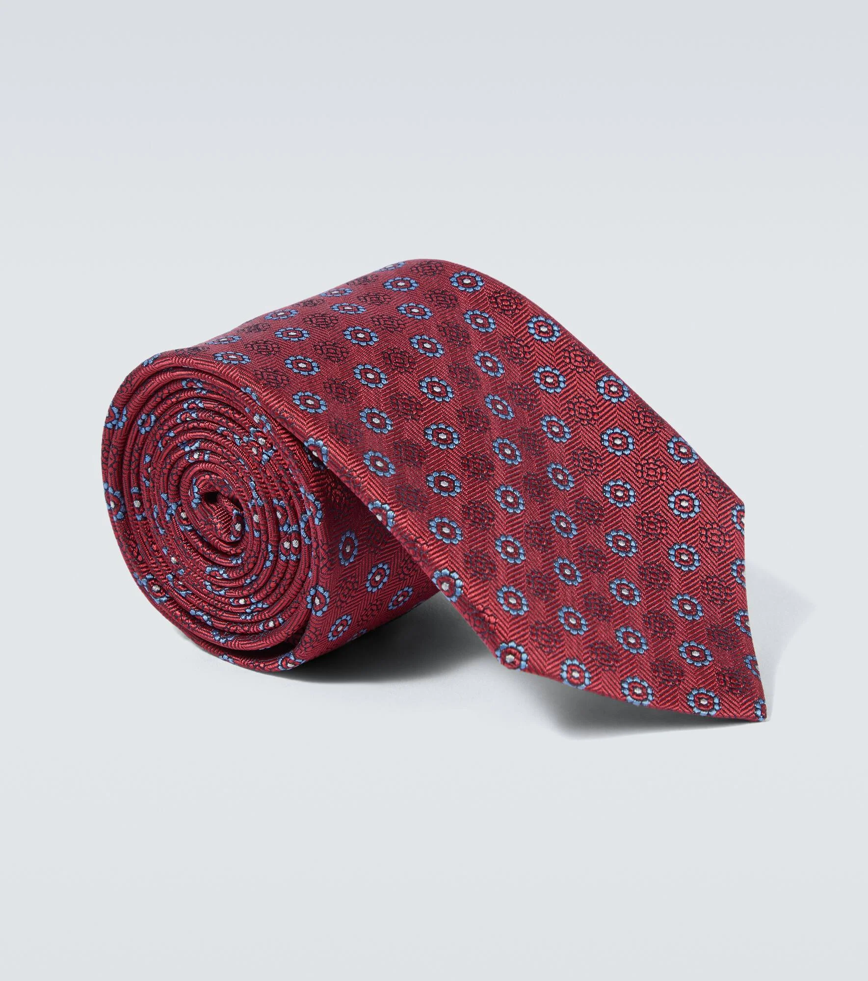 Silk jacquard tie - 1