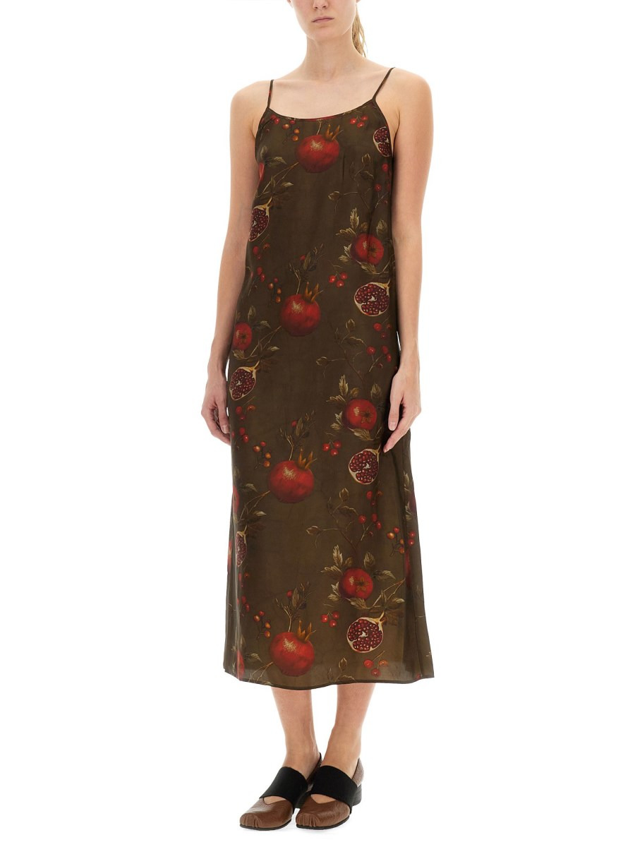 ANAYA MIDI DRESS WITH POMEGRANATE PRINT - 2