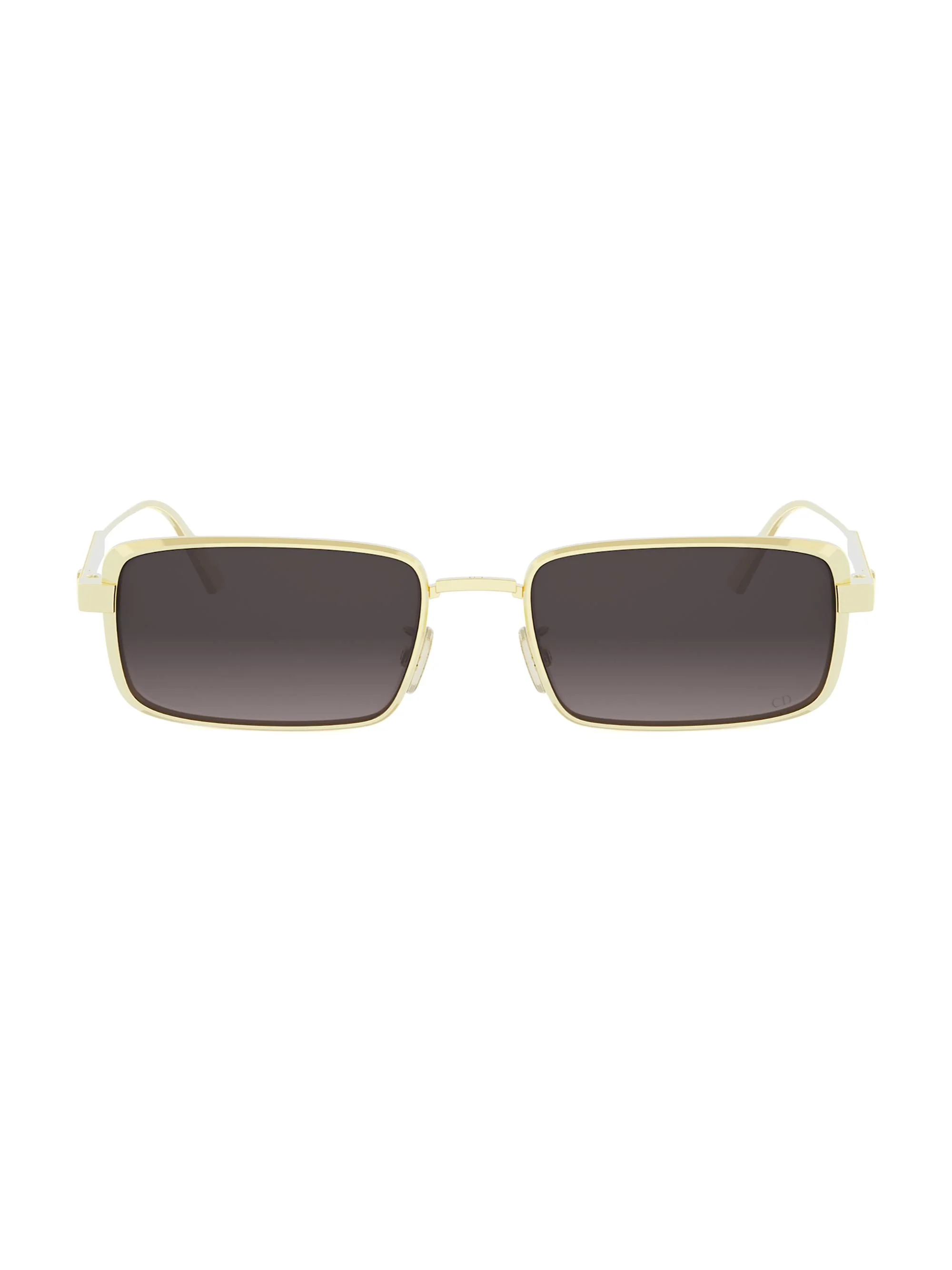 Women's DiorCannage S2U 55MM Rectangular Sunglasses - Gold Black - 1