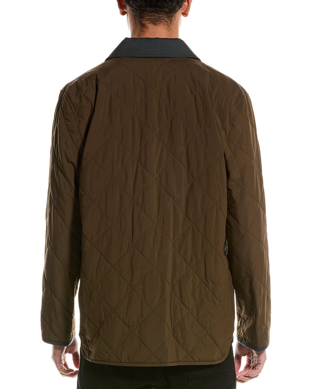 Theory Diamond Quilted Wool-Trim Jacket - 2