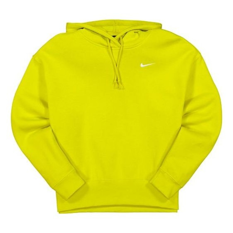 (WMNS) Nike Sportswear Casual Sports hooded Long Sleeves Hoodie Yellow Green Lime CZ2590-344 - 1