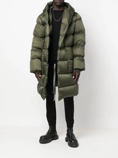 Rick Owens feather-down padded coat outlook