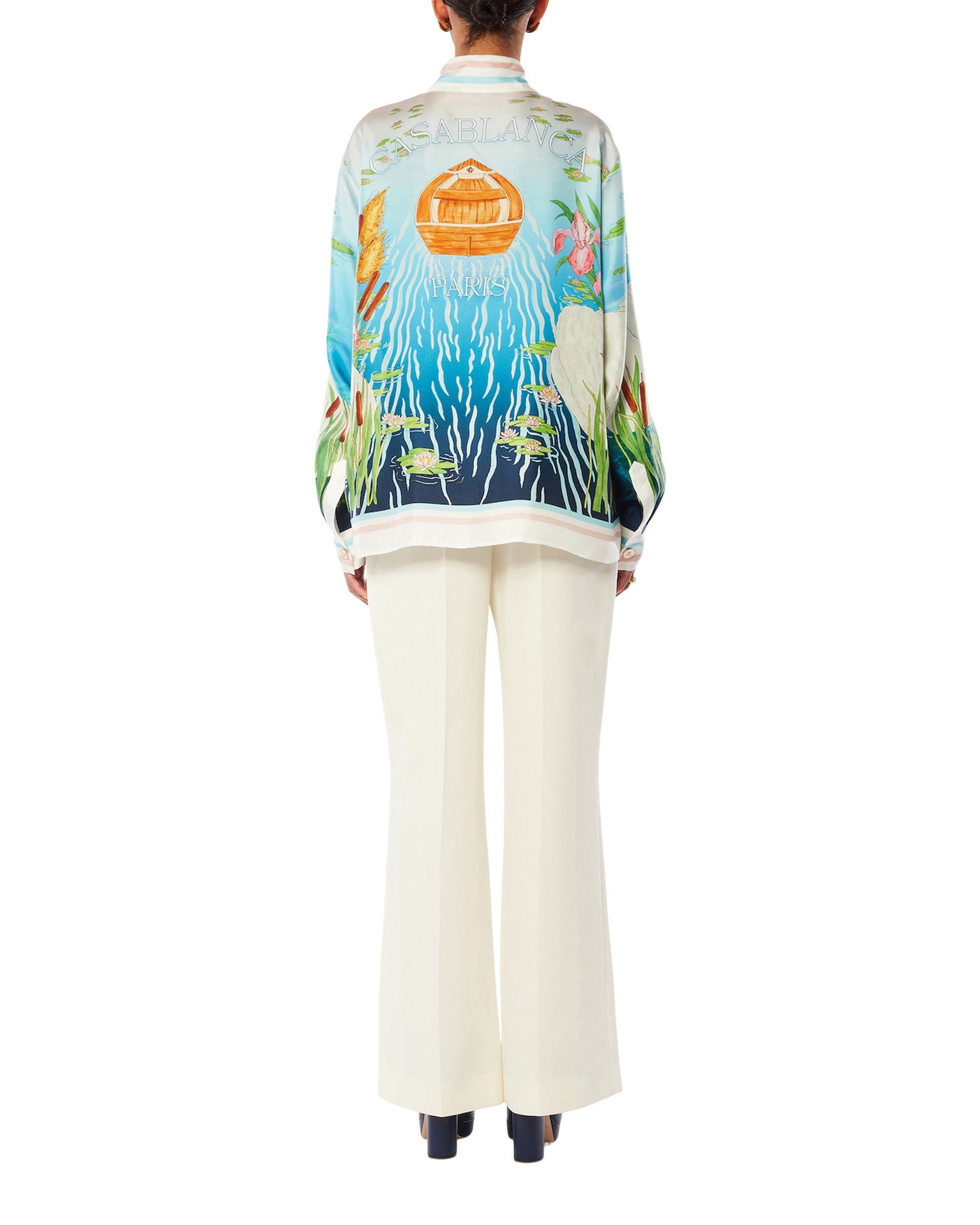 Le Lac Tranquille Silk Shirt - 4