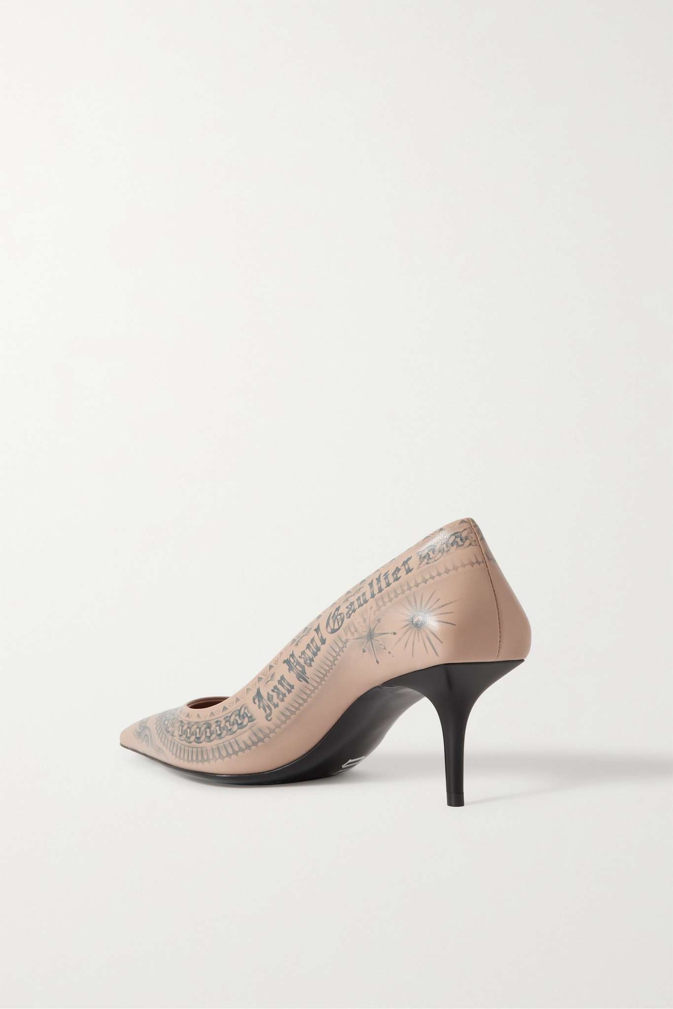 + Jean Paul Gaultier 60 printed leather pumps - 3