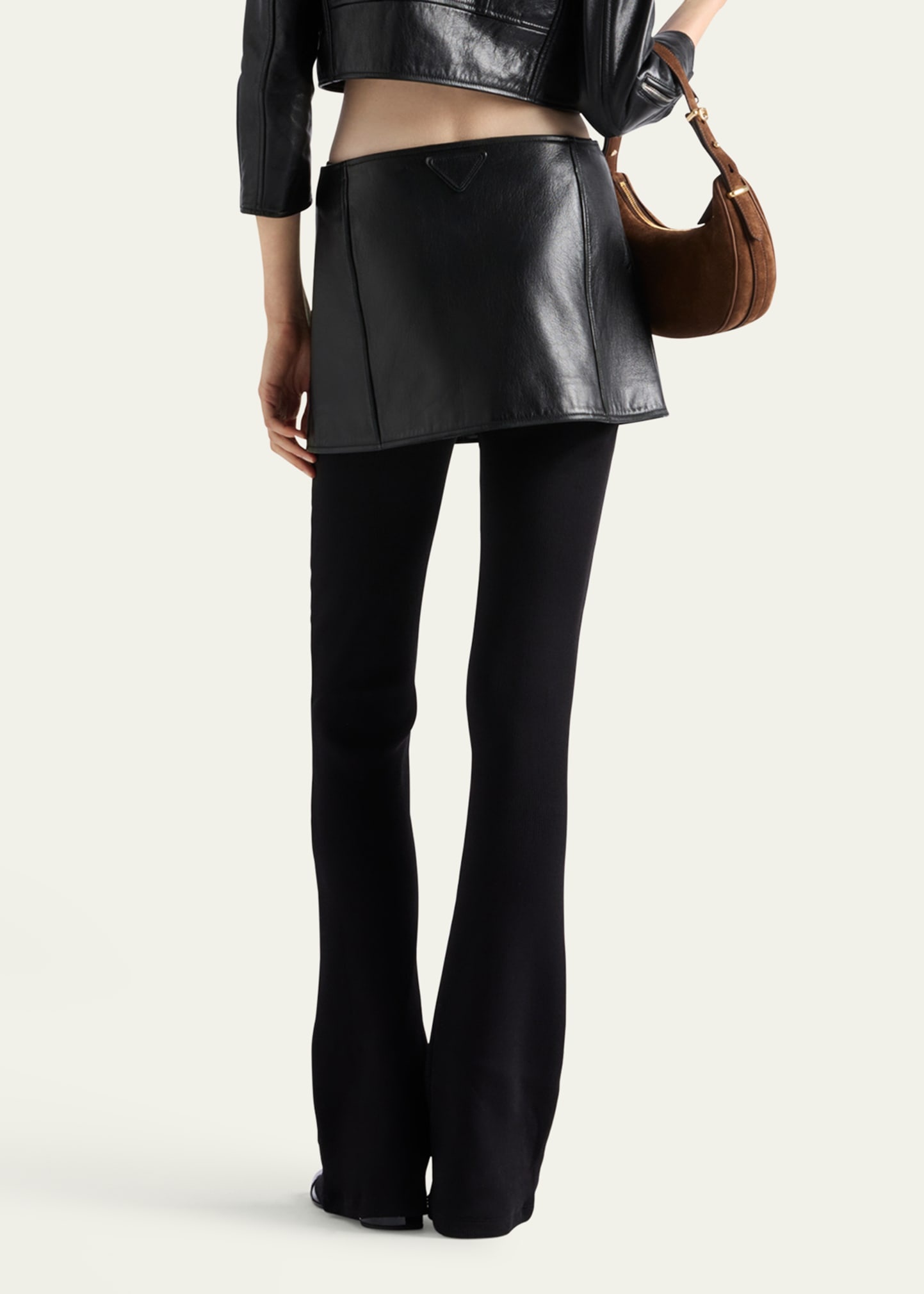 Leather Mini Skirt - 3