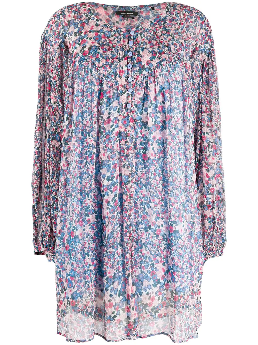 Orion floral print mini dress - 1