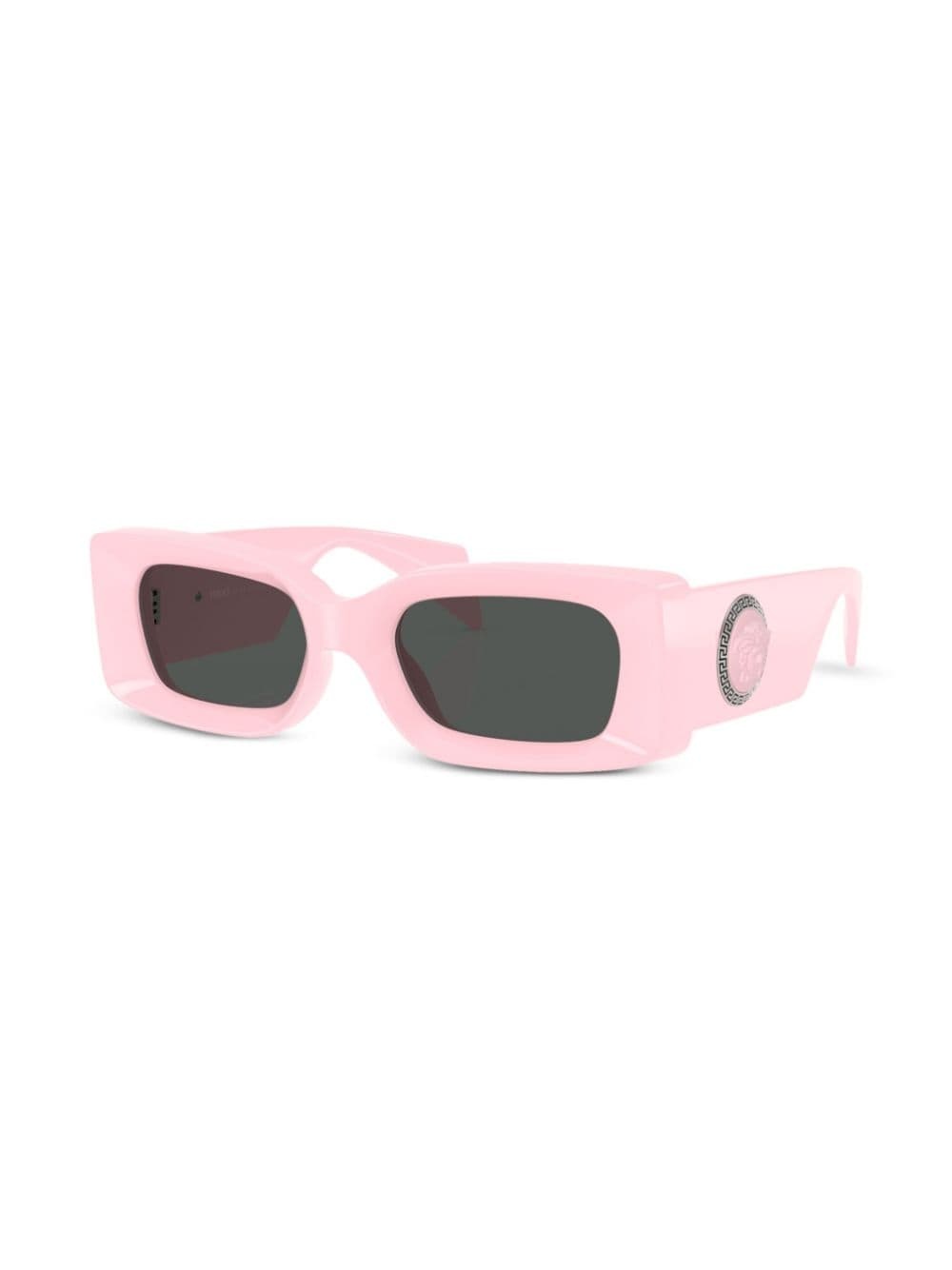 Medusa-plaque rectangular-frame sunglasses - 2